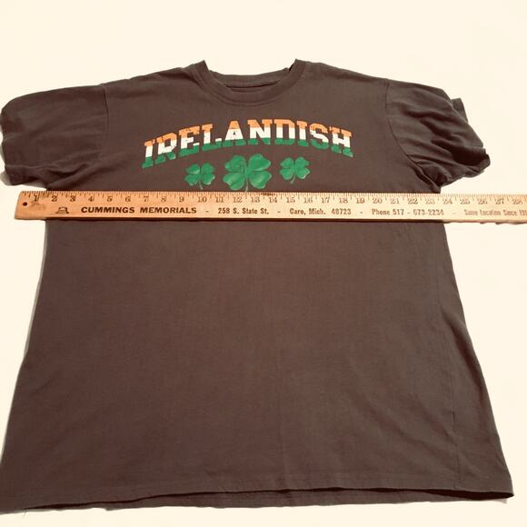IRELANDISH St Patrick's Day T-shirt grey L - Picture 3 of 6
